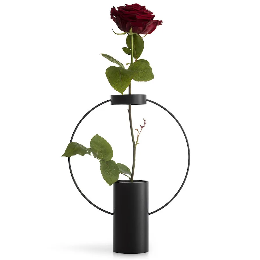Moon vas 30 cm, Svart Sagaform