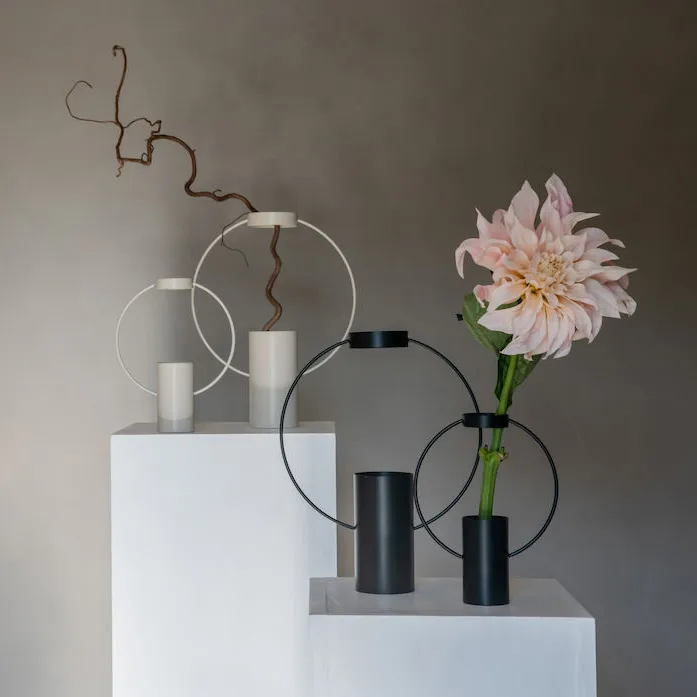Moon vas 30 cm, Svart Sagaform