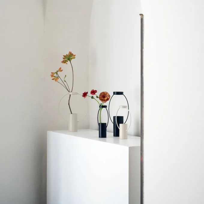 Moon vas 30 cm, Svart Sagaform