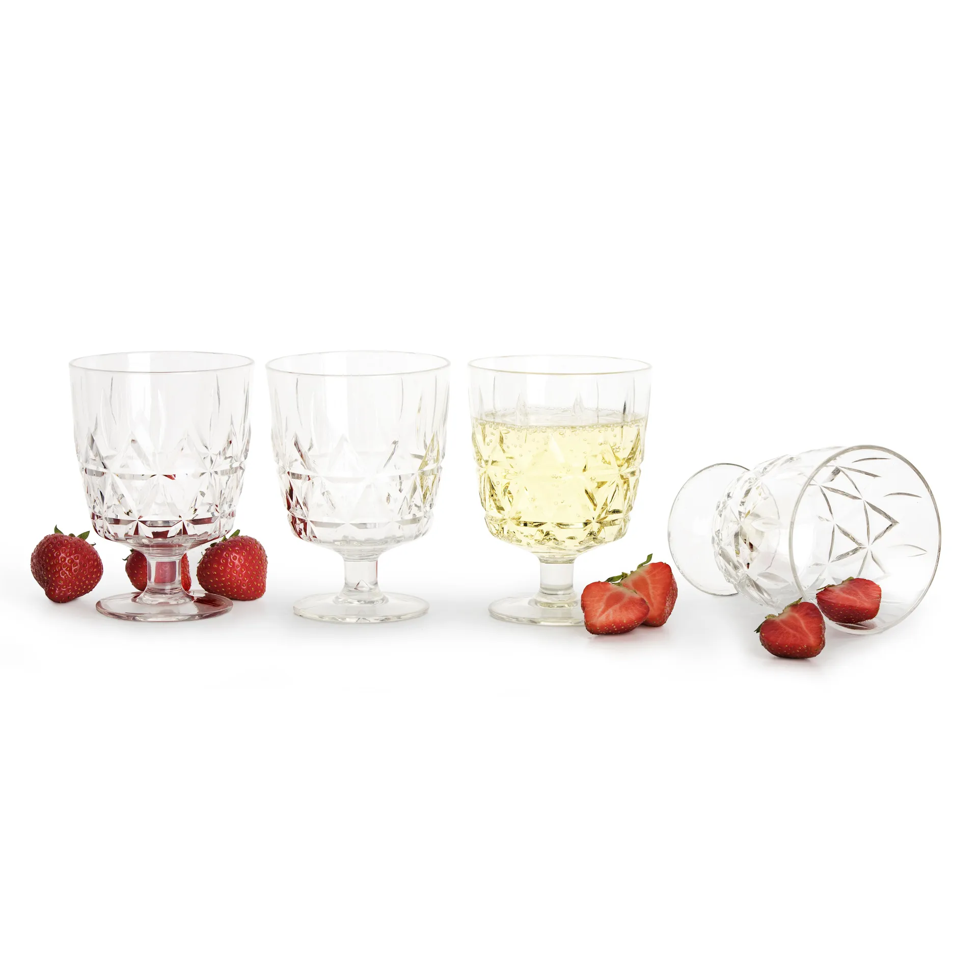 Picknick Juni plastglas 4-pack, 30 cl Sagaform