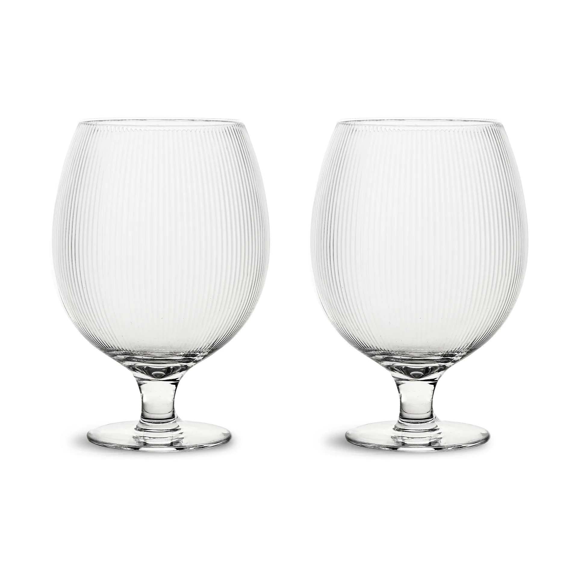 Sagaform Blanka ölglas 50 cl 2-pack, Klar Sagaform