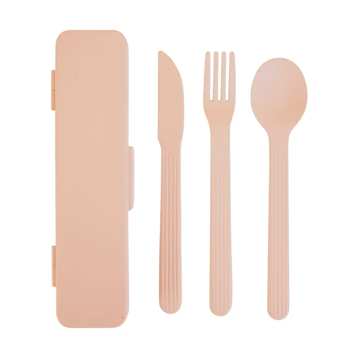 Tina bestickset - Rosa Pantone 489C - Sagaform