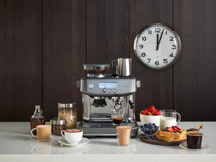 Sage SES 878 halvautomatisk espressomaskin, Black steel Sage