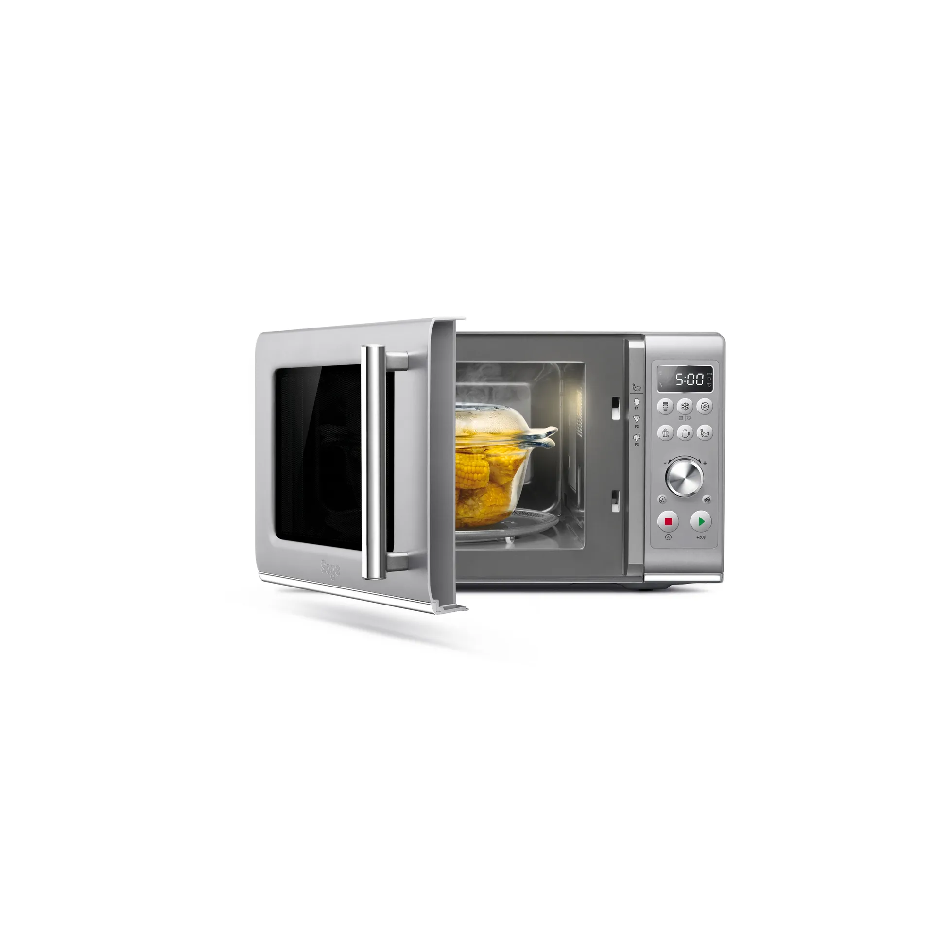 Sage SMO 650 mikrovågsugn, Silver Sage