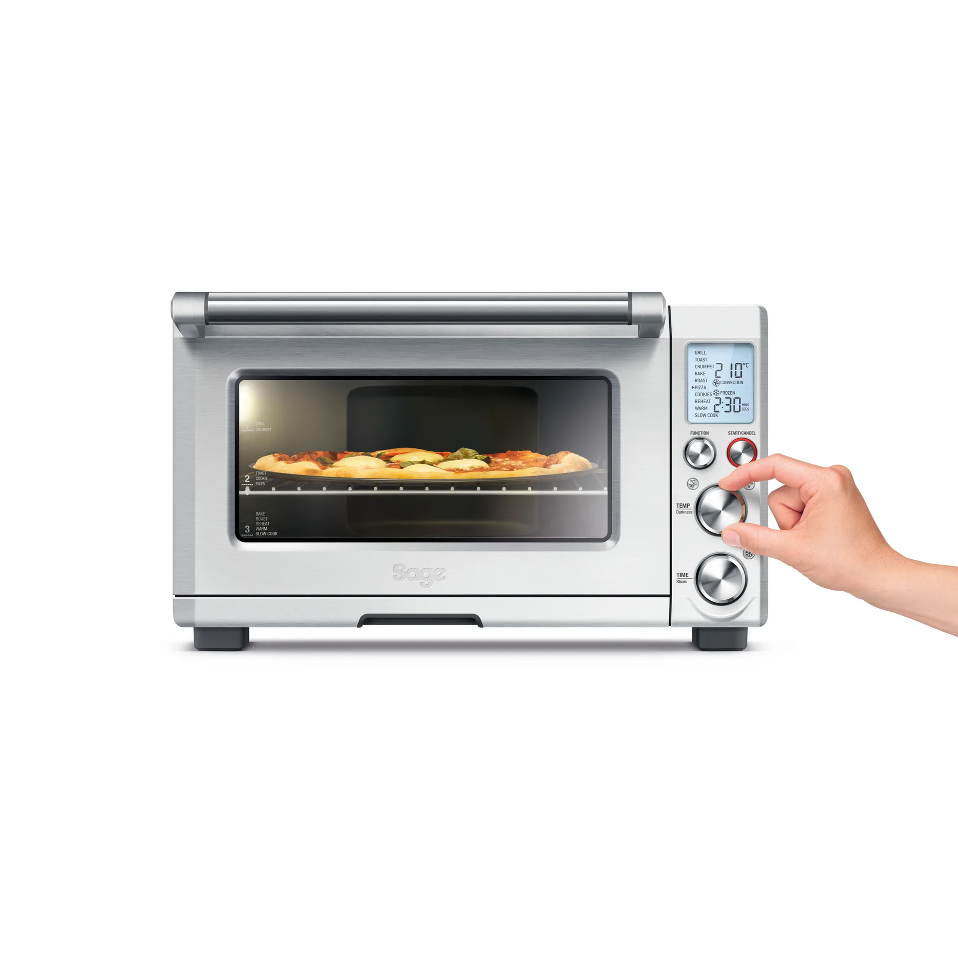 Sage SOV 820 bordsugn, Brushed Stainless Steel Sage