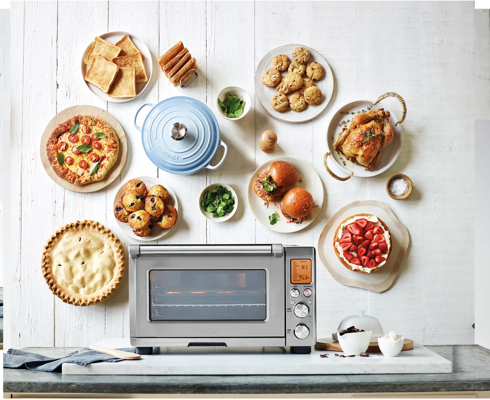 Sage SOV 820 bordsugn, Brushed Stainless Steel Sage