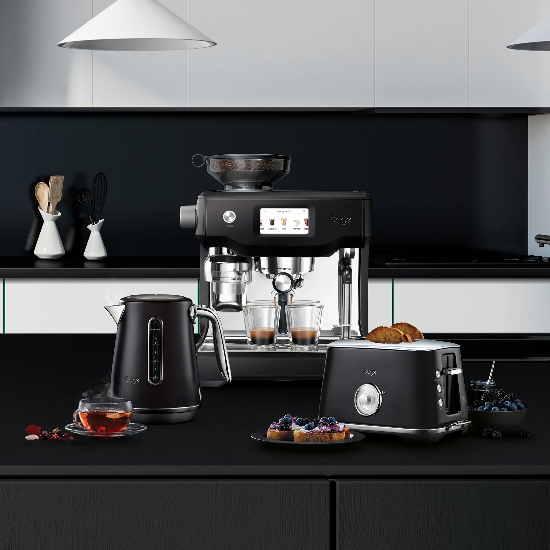 Sage STA 735 brödrost, Black steel Sage