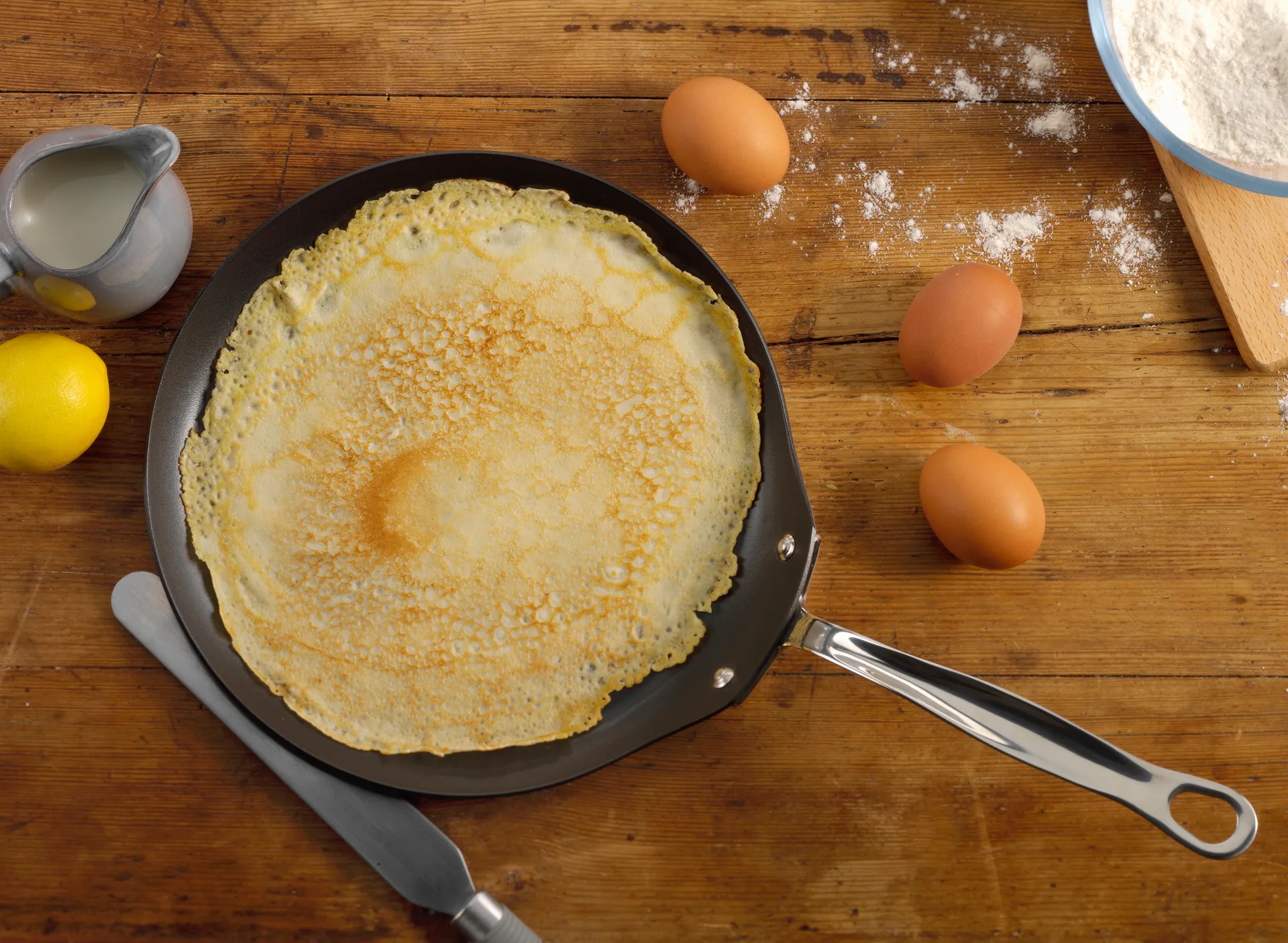 Samuel Groves non stick crêpespanna Ø26 cm, Rostfritt stål Samuel Groves