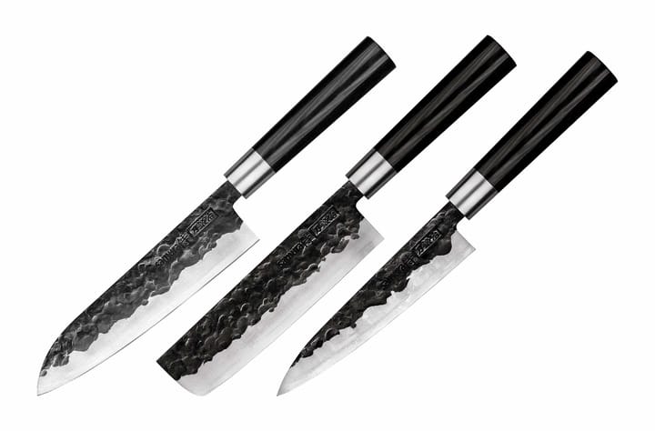 Blacksmithset 3-pack, Svart Samura