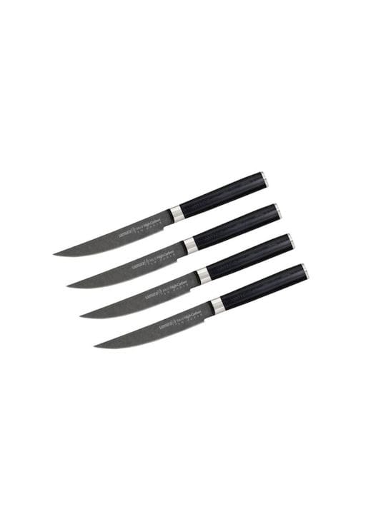 Mo-V köttkniv 4-pack 12 cm - Stål - Samura