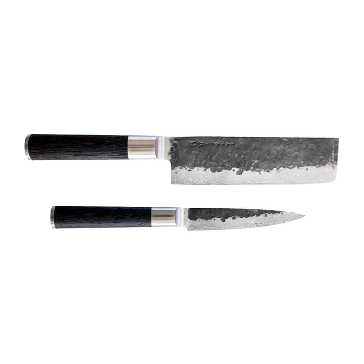 Kuro Nakiri 18 cm med Petty 11 cm - 2 delar - Satake