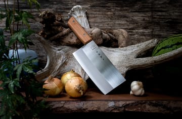 Satake Chopper kinesisk kockkniv 28,5 cm - Trähandtag - Satake