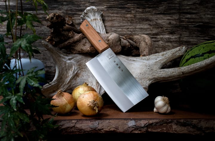 Satake Chopper kinesisk kockkniv 28,5 cm, Trähandtag Satake