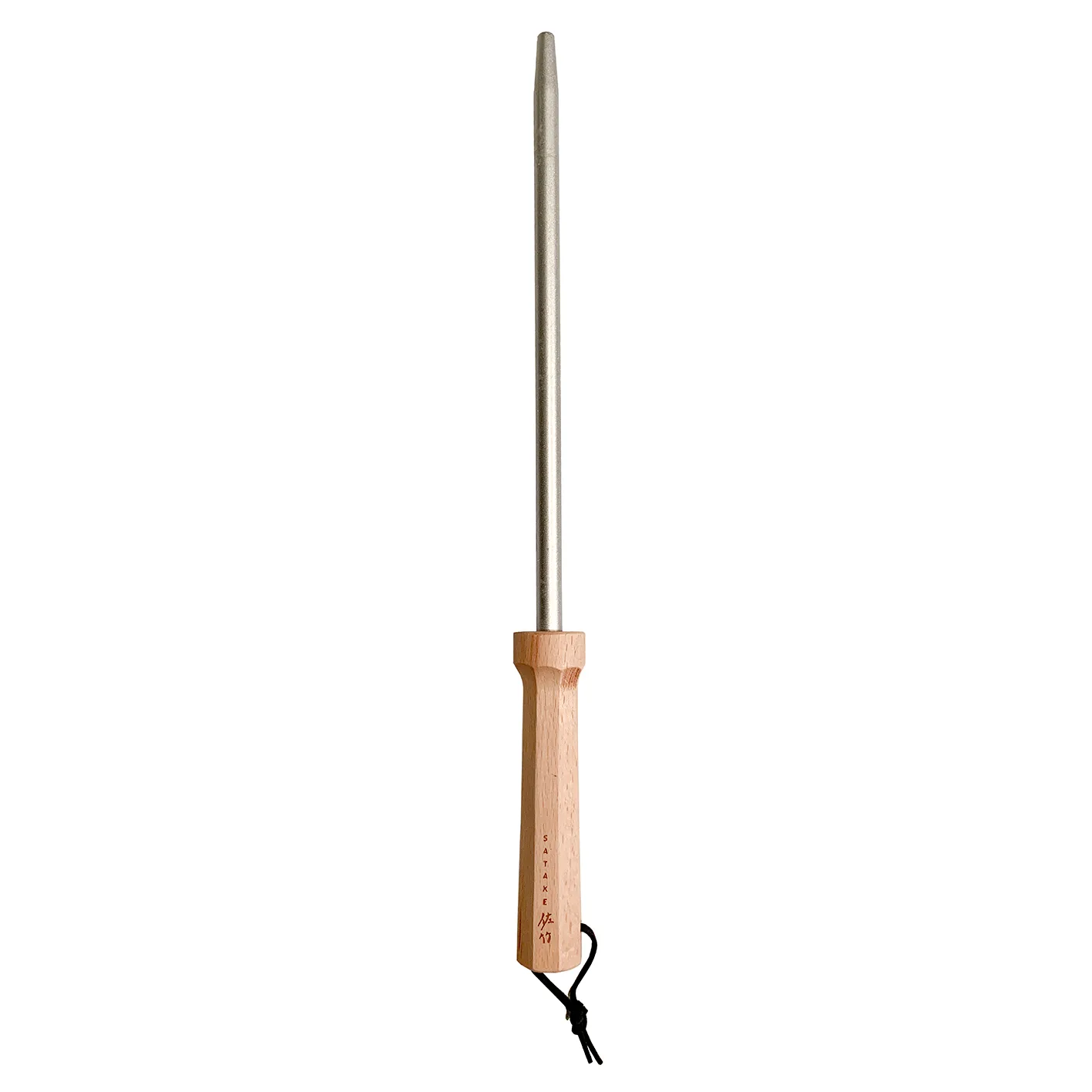 Satake diamantbryne med trähandtag, 23 cm