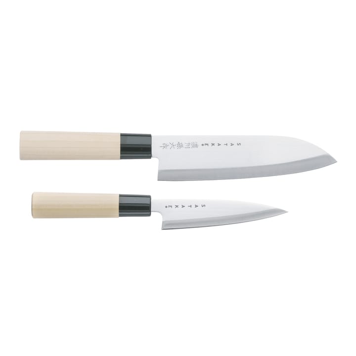 Satake Houcho knivset petty & santoku, 2 delar Satake