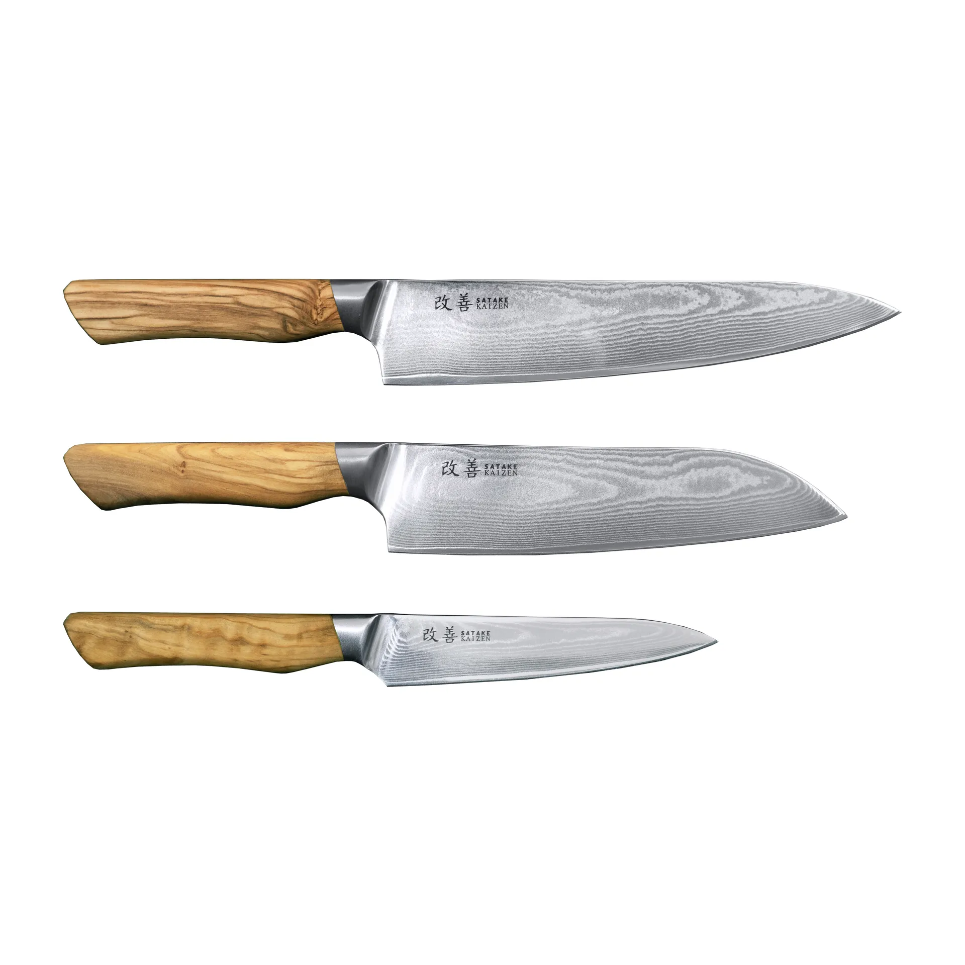 Satake Kaizen knivset, 3 delar Satake