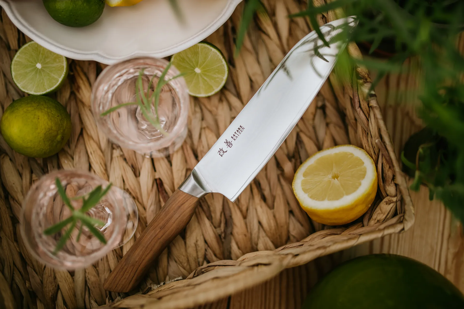 Satake Kaizen Santoku kockkniv, 18 cm Satake