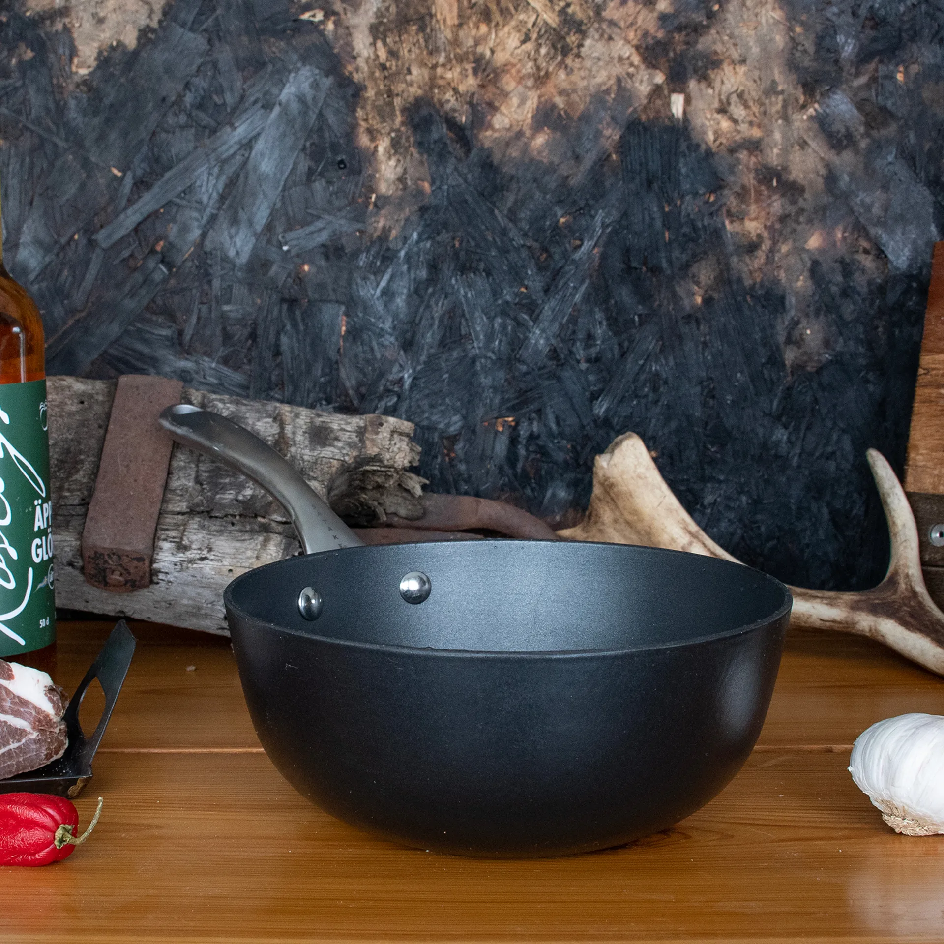 Satake kastrull sautés med glaslock 2 delar, 2 L Satake