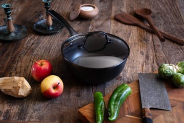 Satake kastrull sautés med glaslock 2 delar - 2 L - Satake