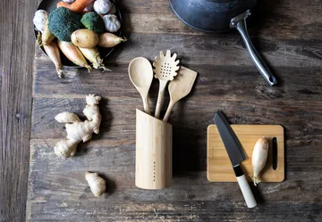 Satake redskap & redskapsställ - Bambu, 4 delar - Satake