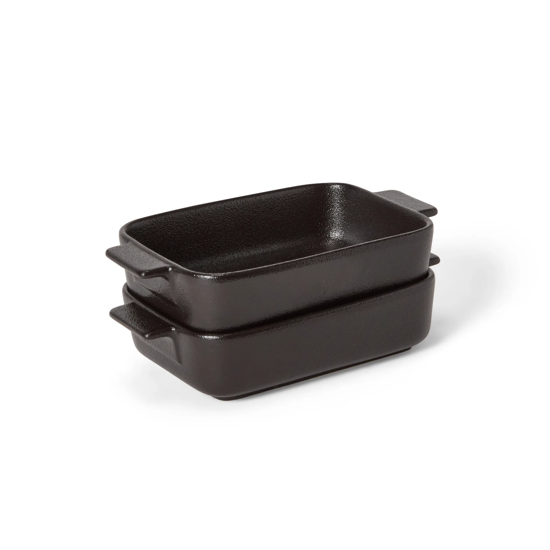 Satake ugnsform porslin svart 2-pack, 19 cm Satake