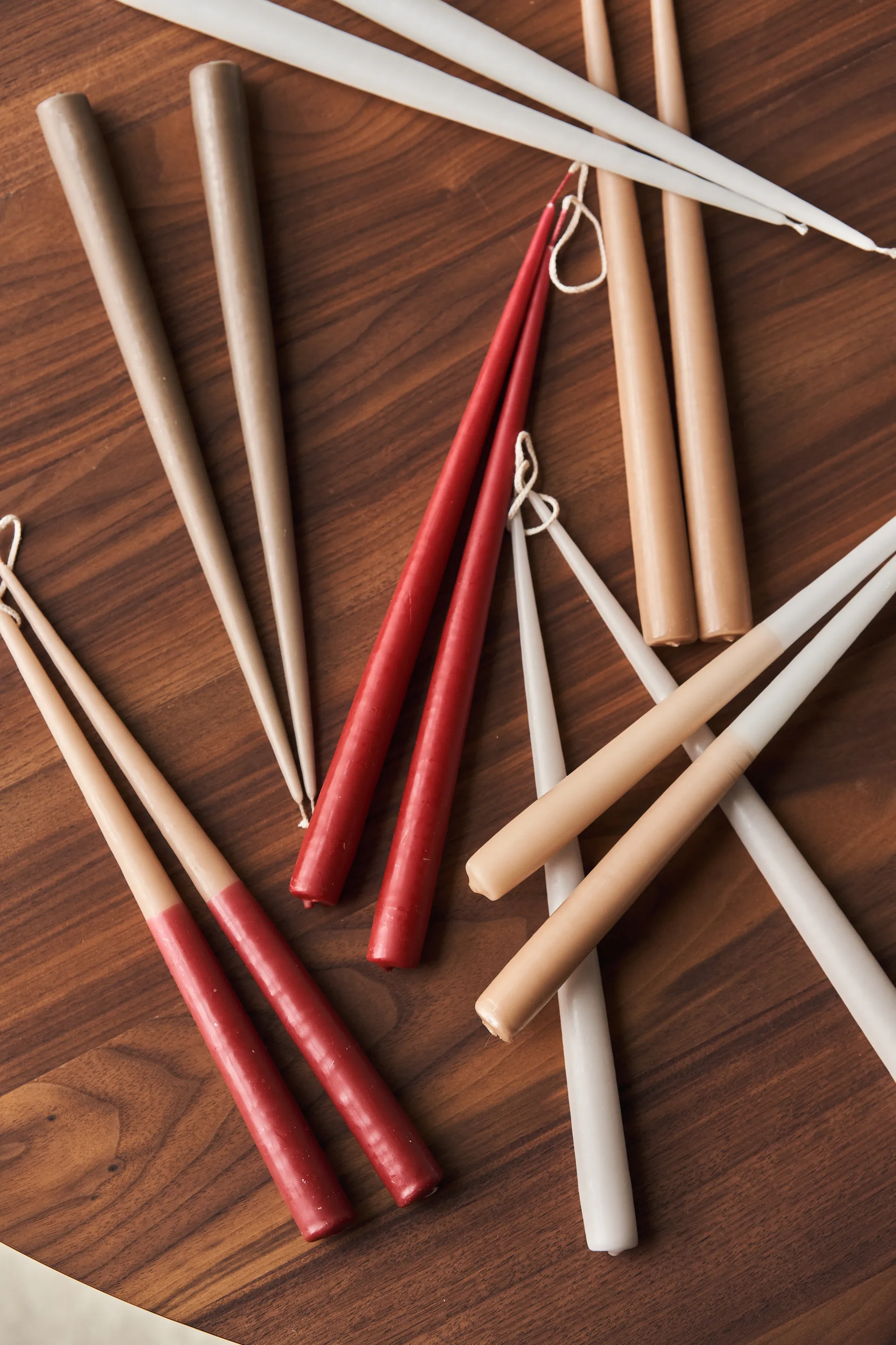 Atmosphere antikljus 4-pack 32 cm, Taupe Scandi Essentials