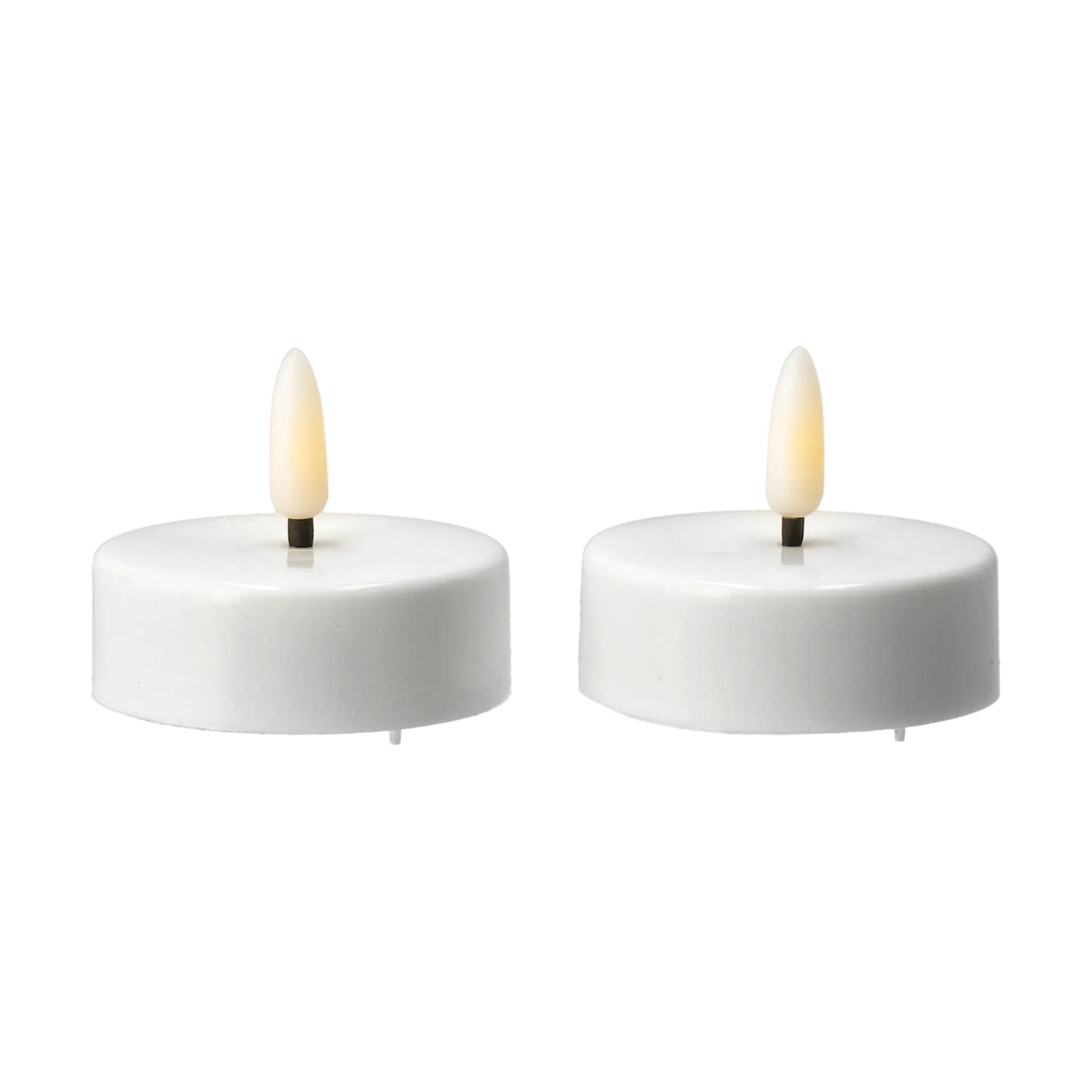 Bright värmeljus LED Ø5,8 cm 2-pack, White Scandi Essentials