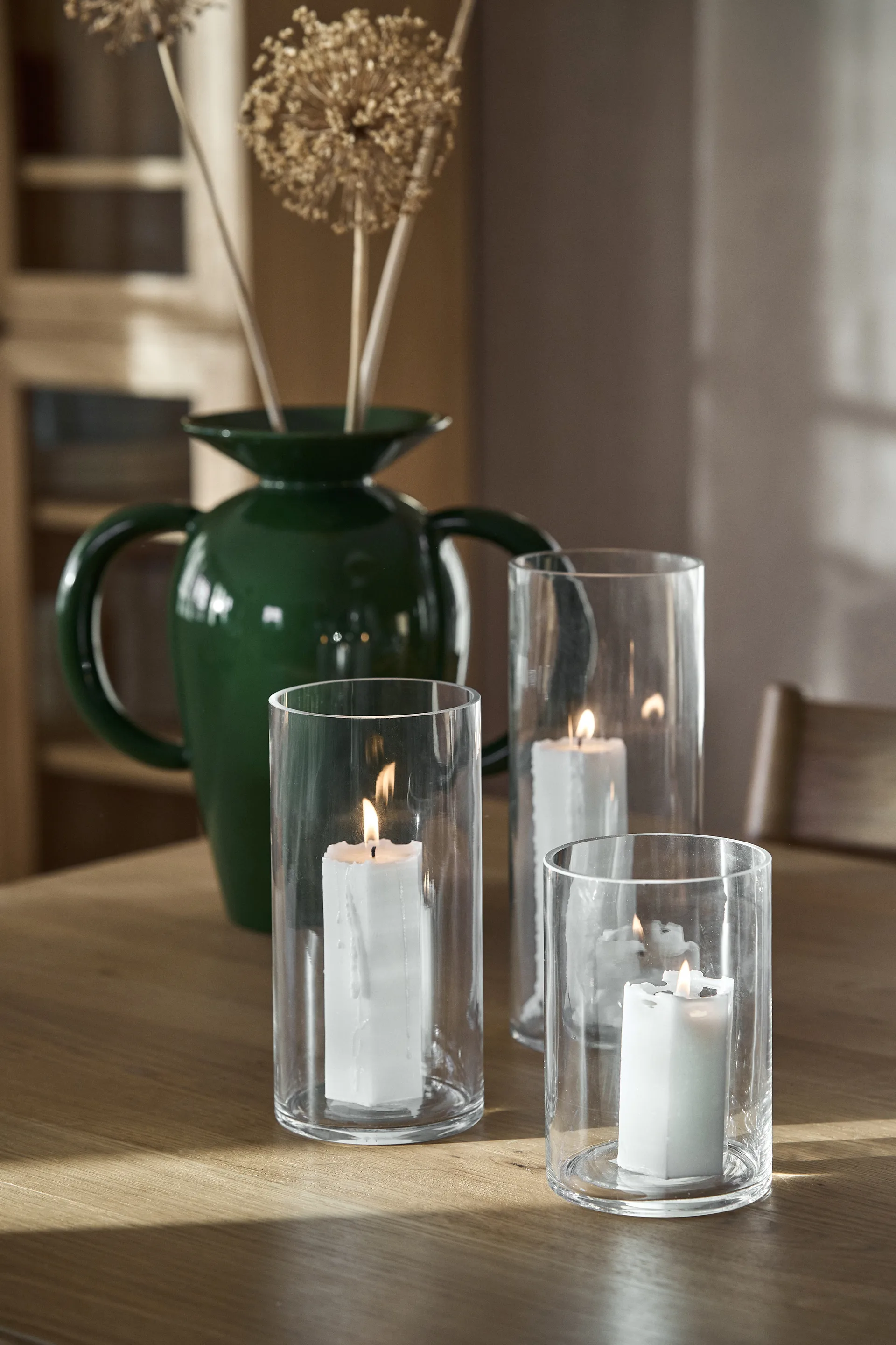 Luminous Spider web blockljus, Ø6x10 cm Scandi Essentials