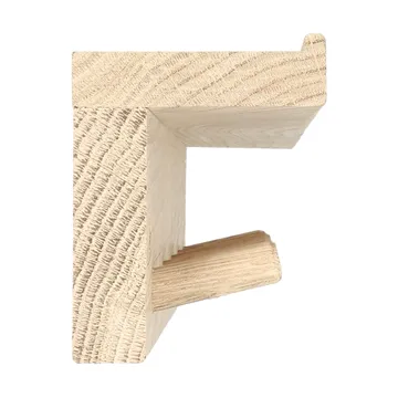 Alley knopplist med hylla - Ek - Scandi Living