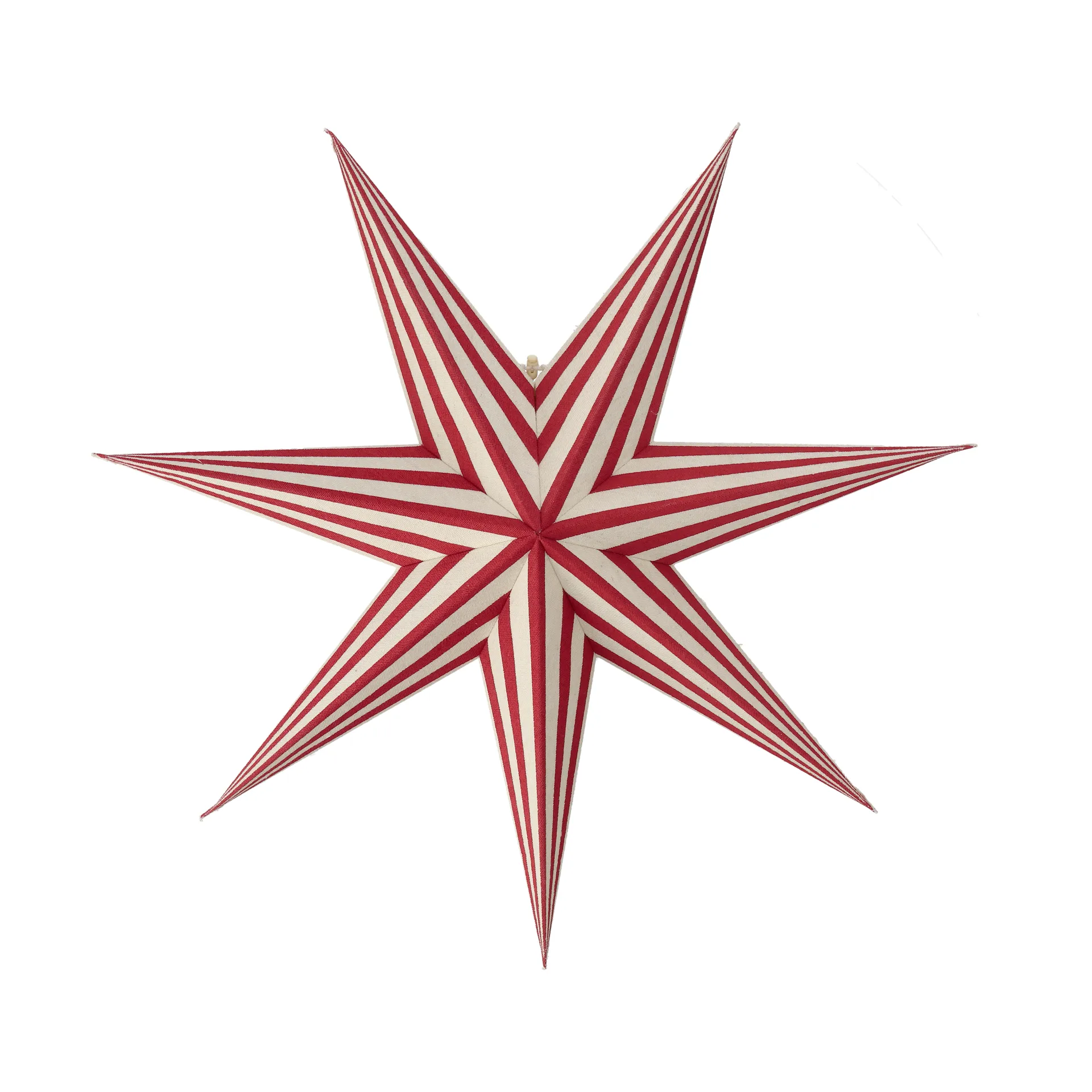 Bare adventsstjärna vit-rödrandig, 60 cm Scandi Living