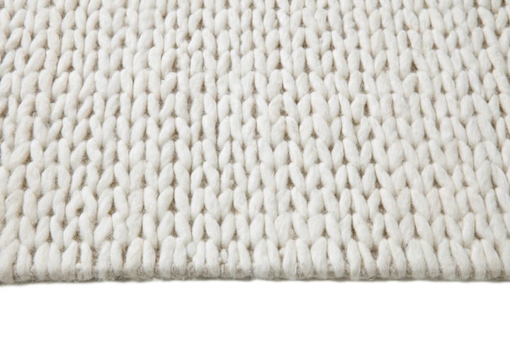 Braided ullmatta naturvit, 170x240 cm Scandi Living