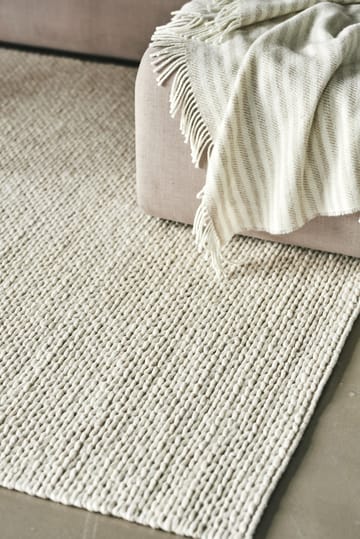 Braided ullmatta naturvit - 170x240 cm - Scandi Living