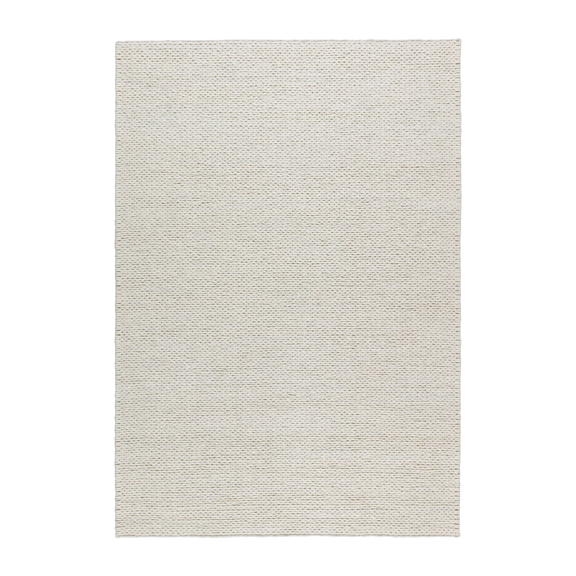 Braided ullmatta naturvit, 200x300 cm Scandi Living
