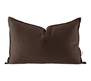 Scandi Living Calm kuddfodral linne 40×60 cm Chocolate Brown