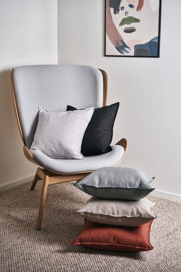 Calm kuddfodral linne 50x50 cm - Carbon - Scandi Living