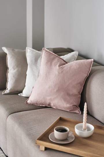 Calm kuddfodral linne 50x50 cm - Dusty Rose - Scandi Living