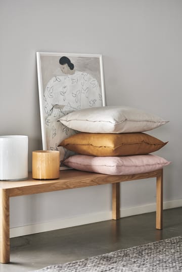 Calm kuddfodral linne 50x50 cm - Dusty Rose - Scandi Living