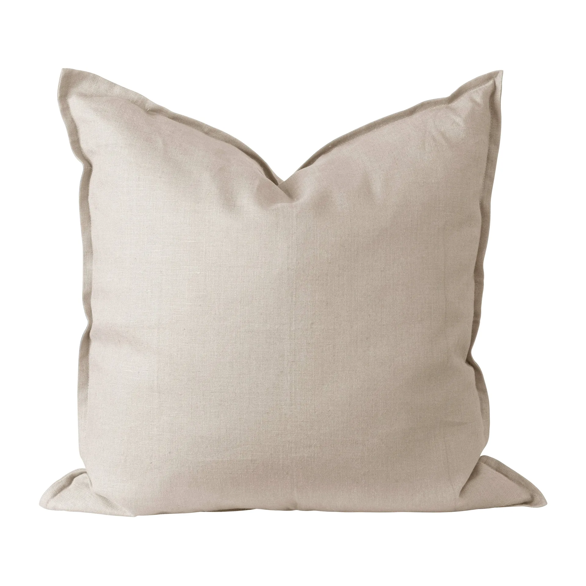 Calm kuddfodral linne 50x50 cm, Greige Scandi Living