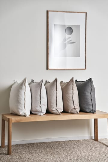 Calm kuddfodral linne 50x50 cm - Icy Grey - Scandi Living