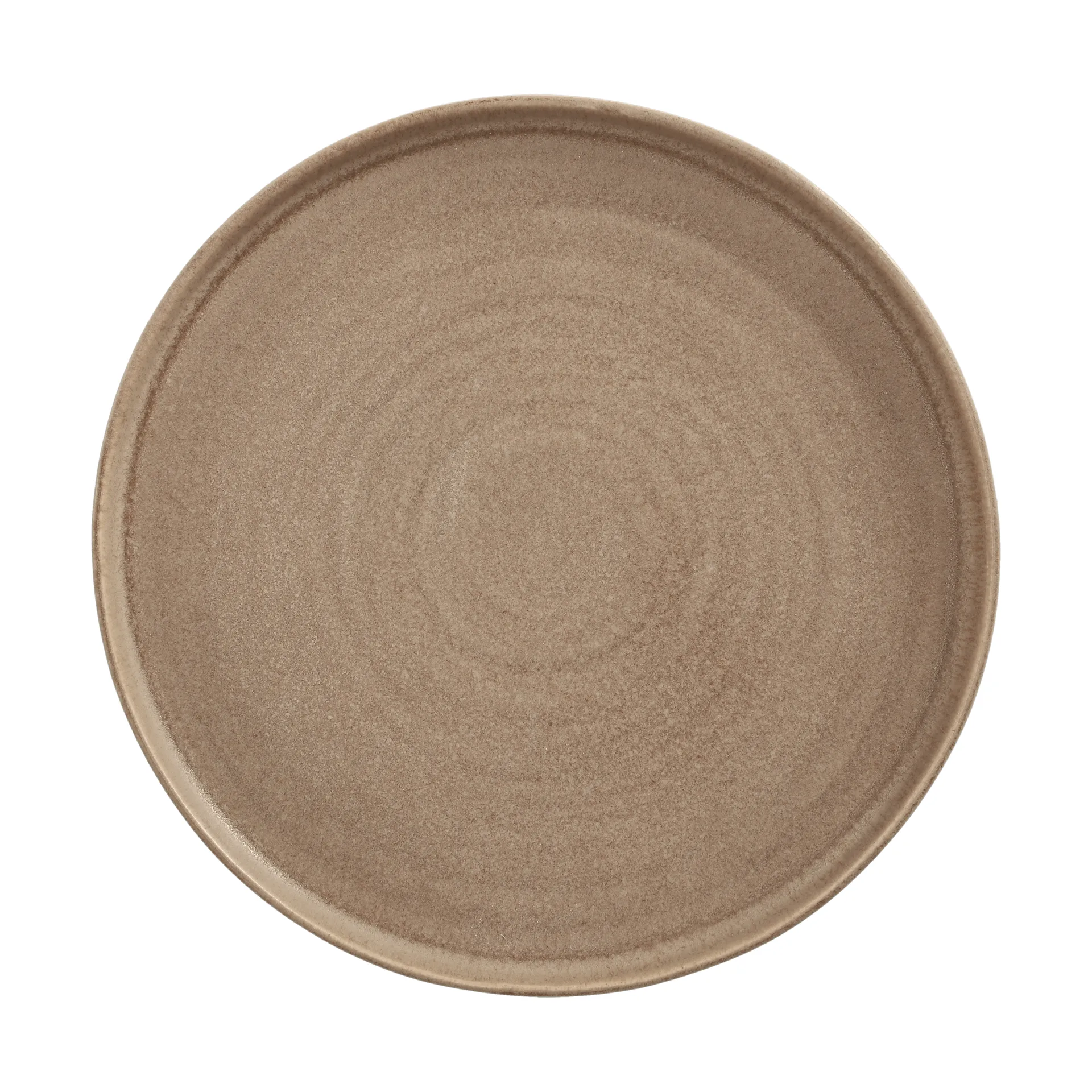 Scandi Living Clay assiett Brun, Ø20 cm