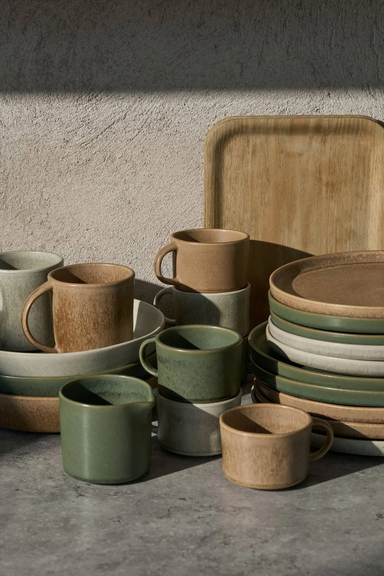 Clay assiett, Brun, Ø20 cm Scandi Living