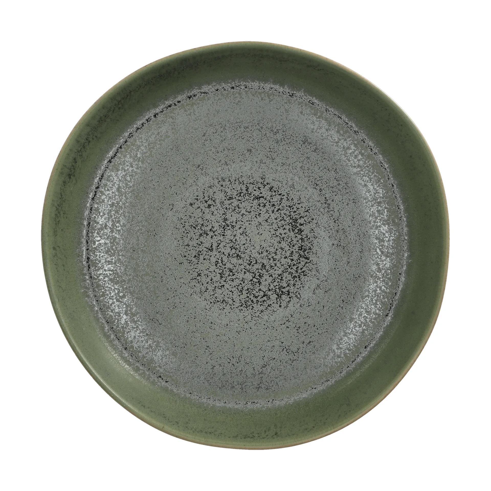 Scandi Living Clay pastatallrik Grön, Ø23 cm