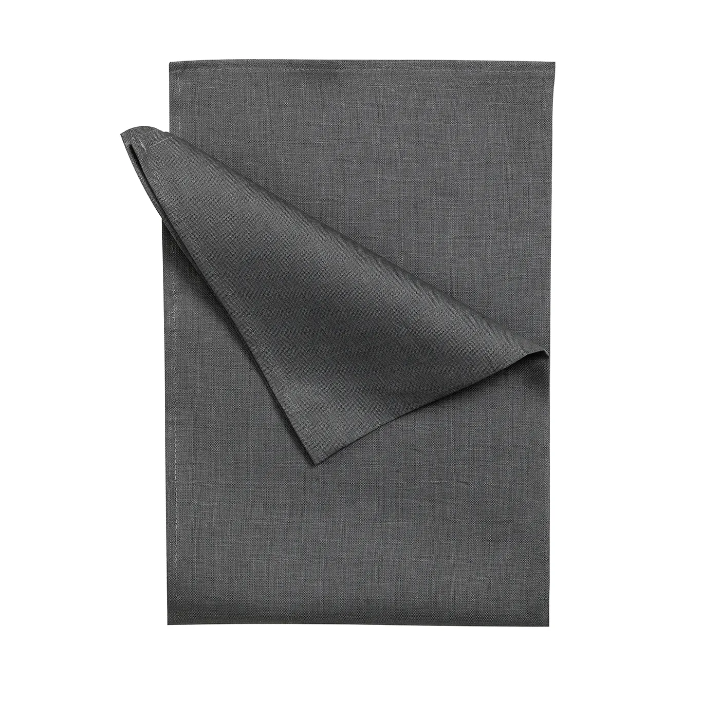 Scandi Living Clean kökshandduk i linne 47x70 cm 2-pack, charcoal