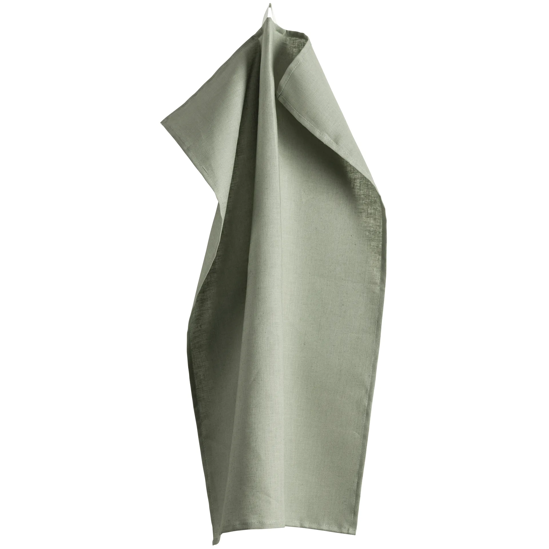 Clean kökshandduk i linne 47x70 cm 2-pack, dusty green Scandi Living