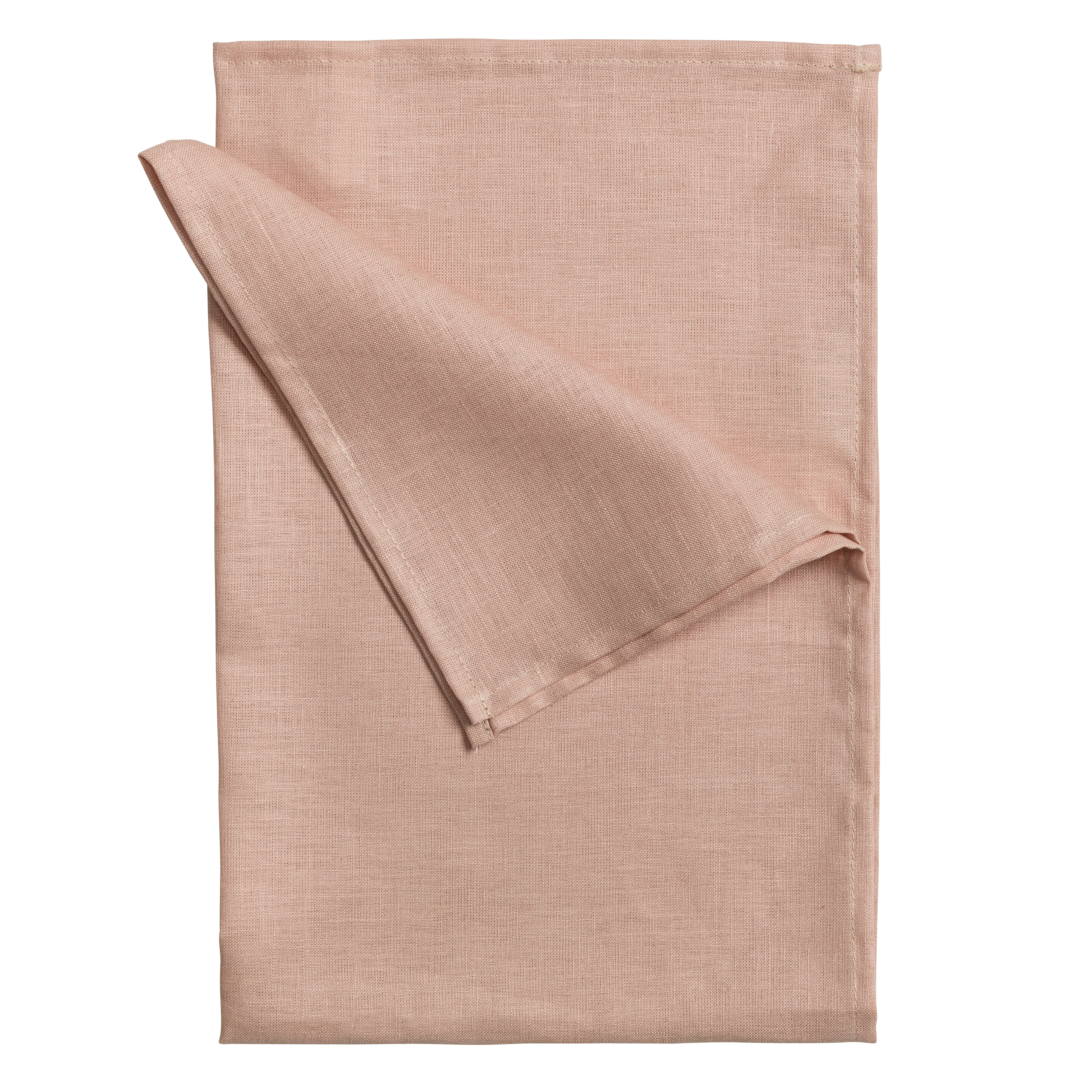 Scandi Living Clean kökshandduk i linne 47x70 cm 2-pack, dusty rose