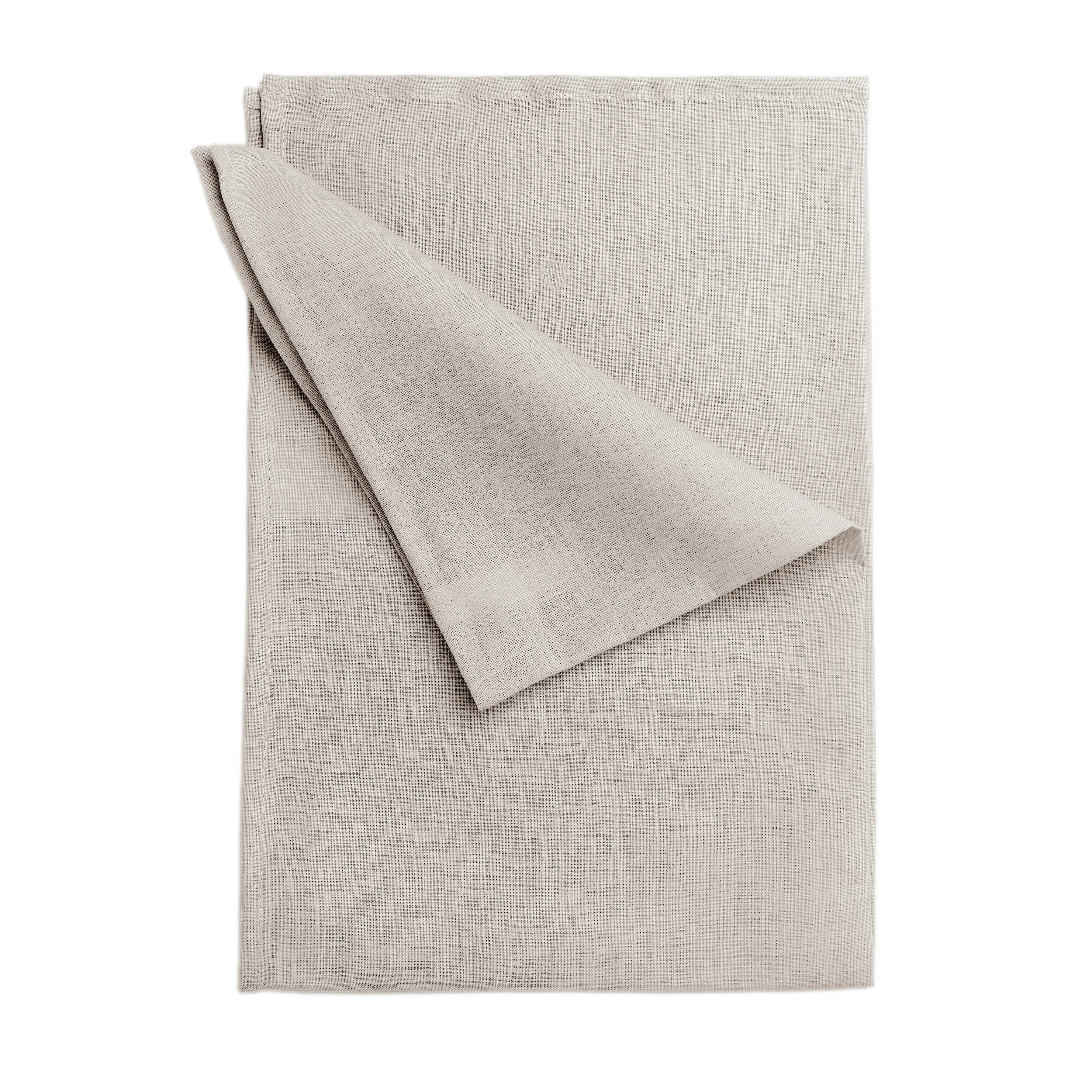 Scandi Living Clean kökshandduk i linne 47x70 cm 2-pack, Greige
