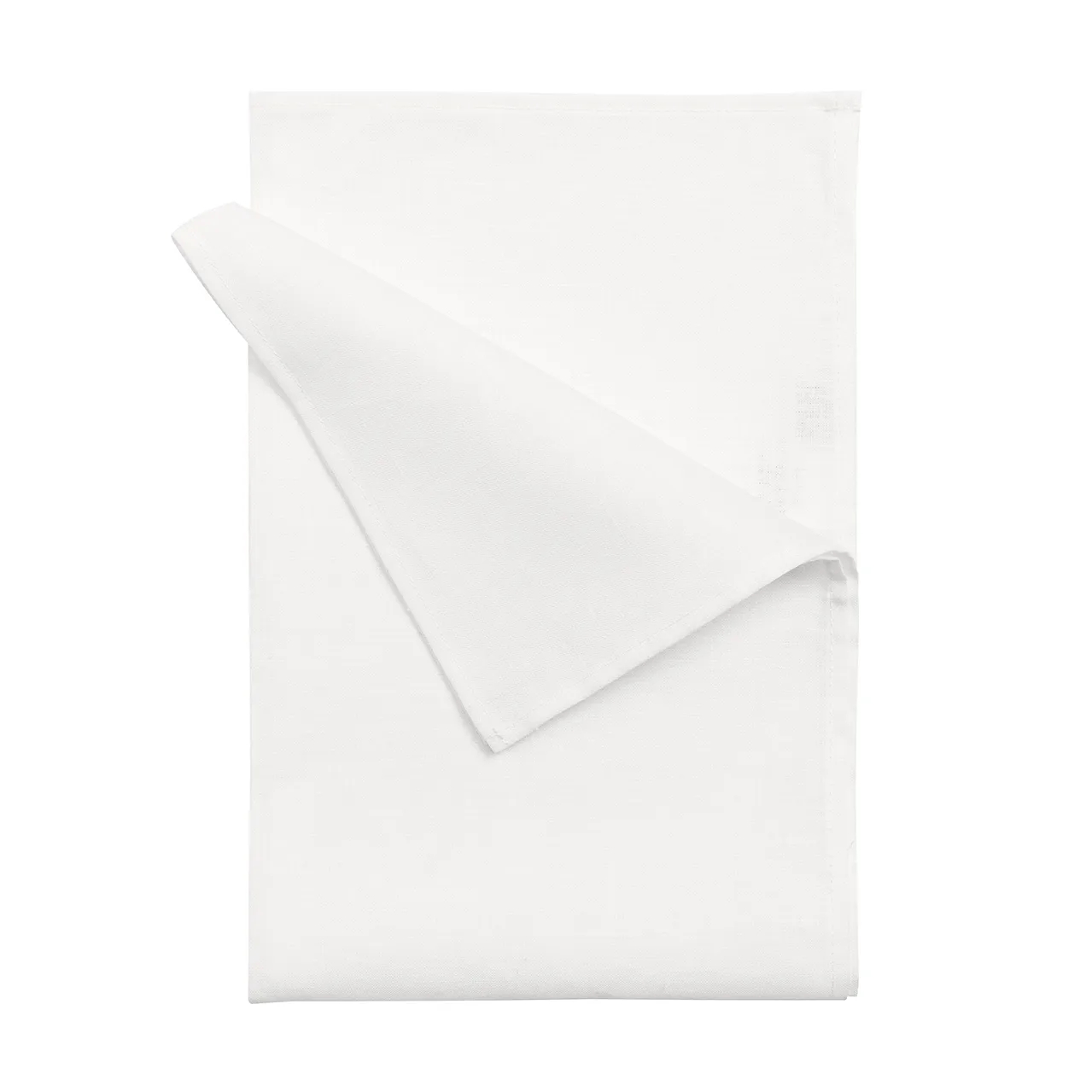 Scandi Living Clean kökshandduk i linne 47x70 cm 2-pack, white