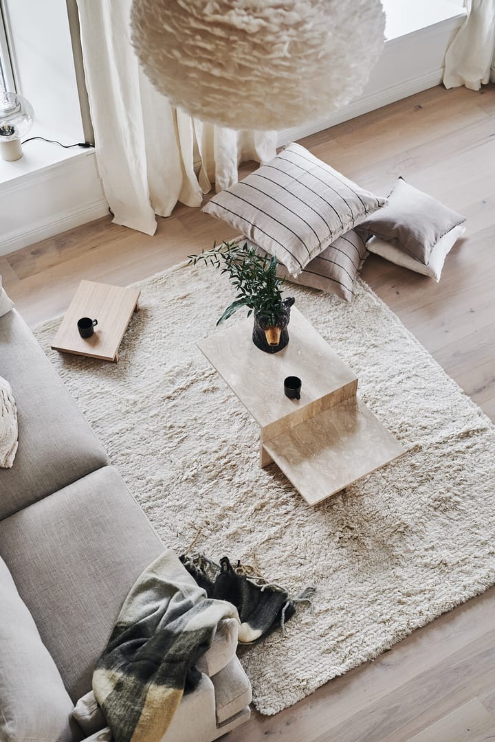 Cozy ullmatta naturvit, 170x240 cm Scandi Living