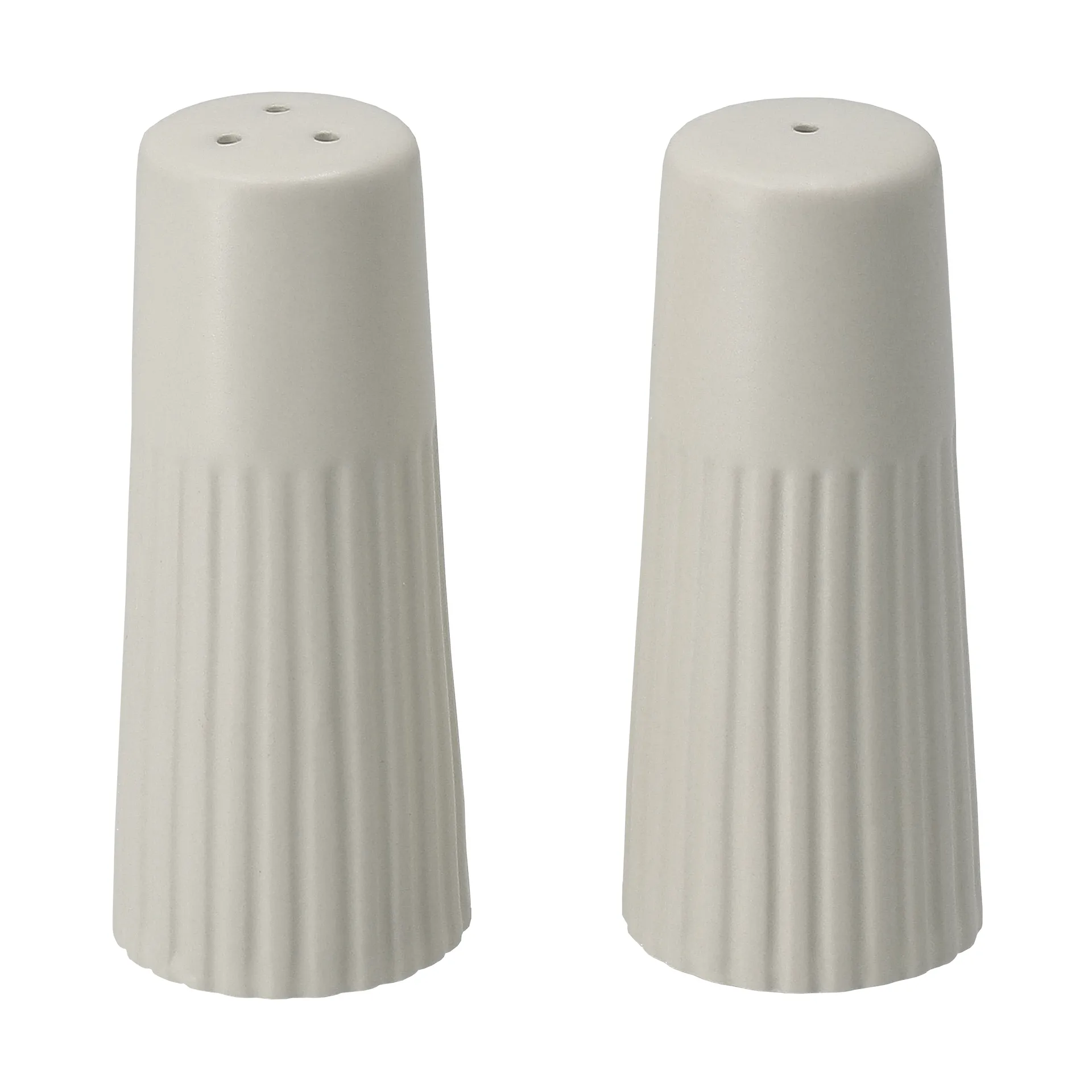 Edge salt- & pepparkar 2 delar, Vit, Ø3,8x8,7 cm Scandi Living