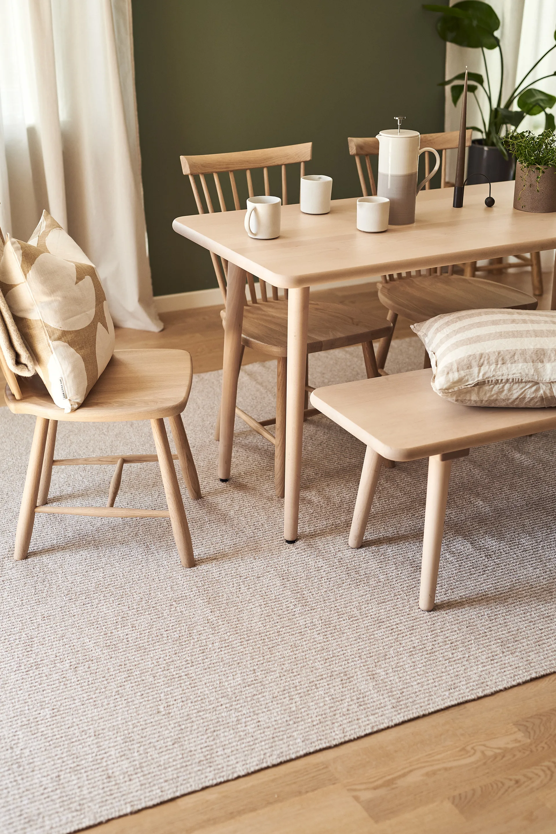 Fallow matta greige, 150x200cm Scandi Living